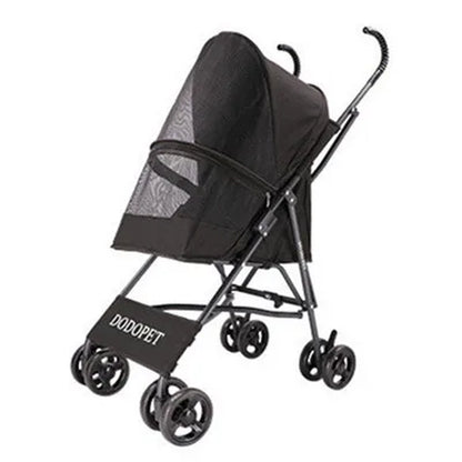 Dog Strollers Pet 4 Wheels Travel Stroller for Dog Cat Pushchair Trolley Puppy Jogger Folding Carrier Outdoor Travel Supplie